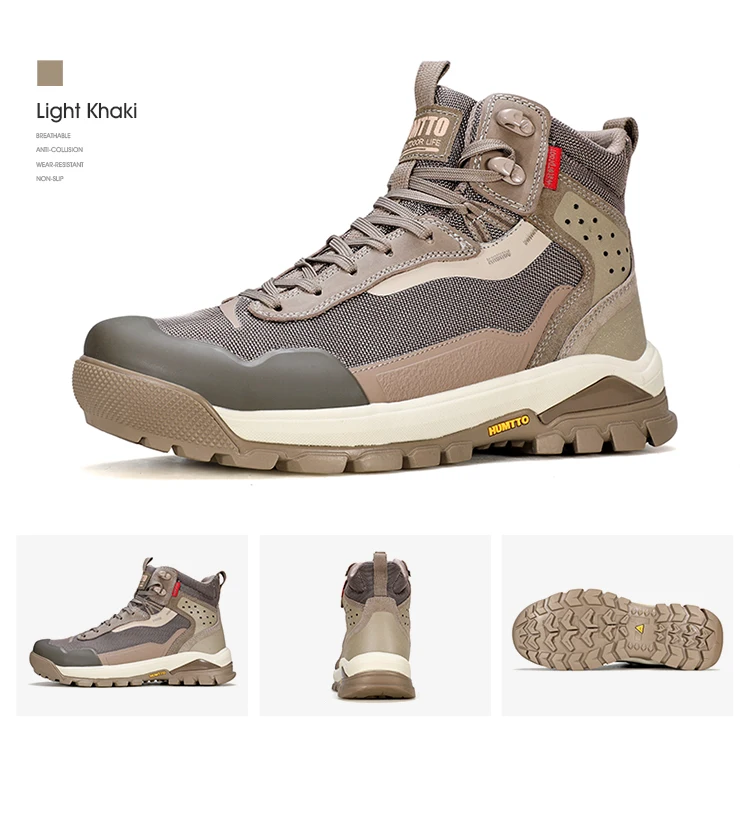 HUMTTO Hiking Shoes Men Breathable Sneakers for Man Outdoors Walking Sneaker Designers Men's Sports Shoe Non-slip Trekking Boots