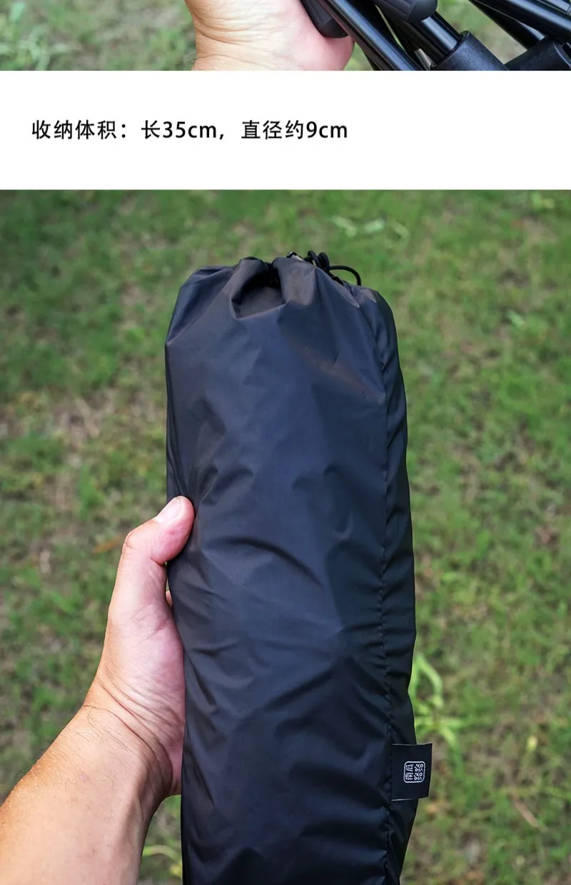 650g UHMWPE Folding Chair Ultralight Moon Chair for Camping Hiking Fishing Backpacking Trekking Equipment 100kg Load
