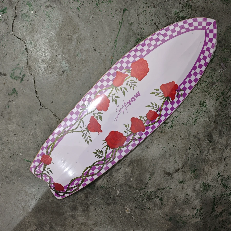 YOW Land Surf Skateboard Decks Only 31~32.5 Inch Full Canadian Maple Material Good Quality