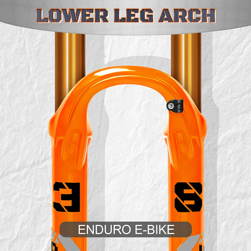 BUCKLOS 15*110mm Boost Bike Suspension Fork Travel 180mm Dual Crown MTB Air Fork 27.5inch 29inch Bicycle Air Suspension Fork