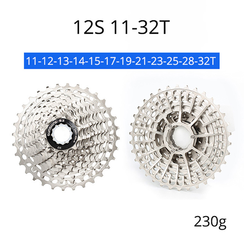 11 12 Speed SLR CNC Road Bike Cassette 11-28/32/34/36T Ultralight Gravel Freewheel Colorful Flywheel K7 Sprocket For Shimano HG