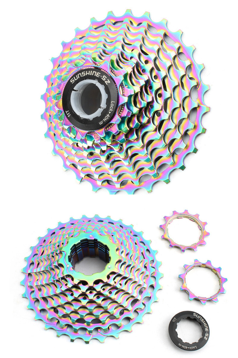 11 12 Speed SLR CNC Road Bike Cassette 11-28/32/34/36T Ultralight Gravel Freewheel Colorful Flywheel K7 Sprocket For Shimano HG