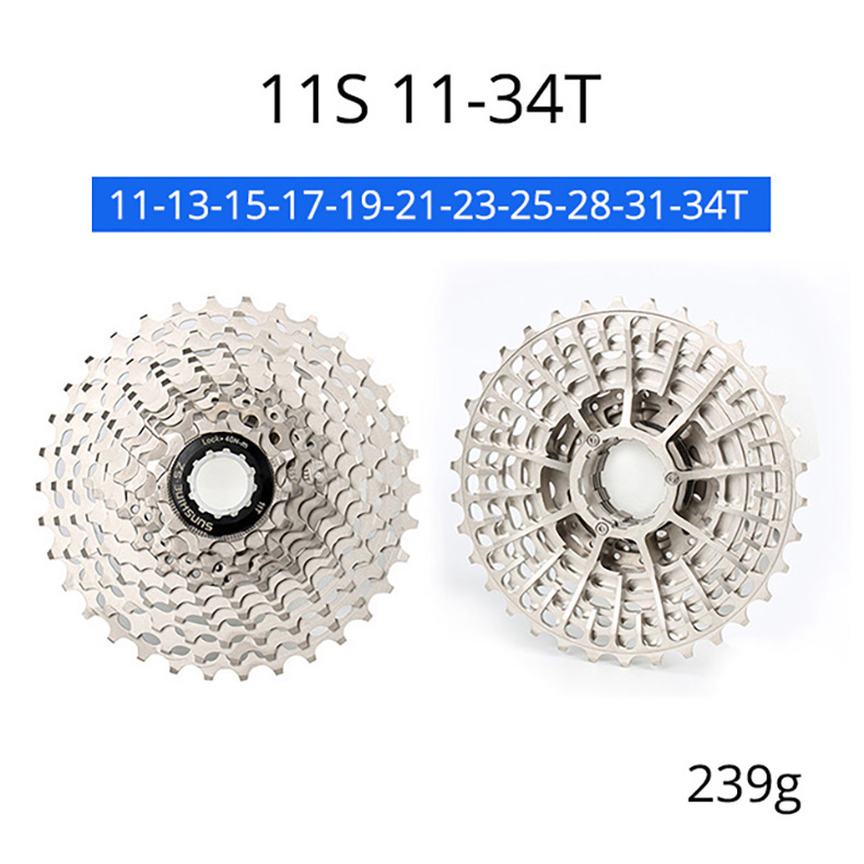 11 12 Speed SLR CNC Road Bike Cassette 11-28/32/34/36T Ultralight Gravel Freewheel Colorful Flywheel K7 Sprocket For Shimano HG