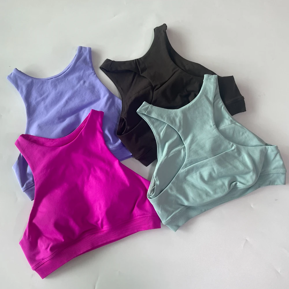 2 Piece Sets Women Racer Sports Bra High Waist Scrunch Bum Seam Yoga leggings Sports Suit Fitness Clothes Outfit Yoga Set