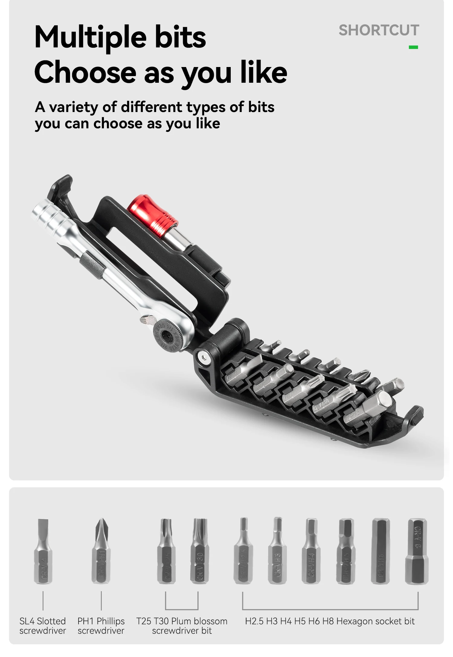 ROCKBROS Bicycle Repair Tools Kit Lightweight Portable Rachet Wrench Screwdrivers Bicycle Tire Levers Bike Maintenance Tools Set