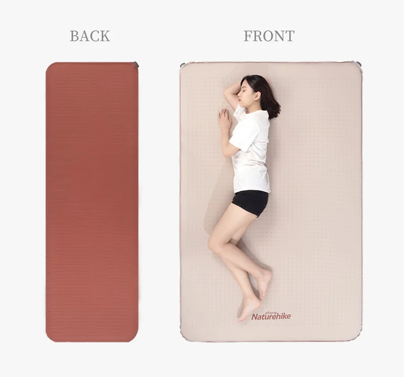 Naturehike 2026 New Air Mattress Ultralight Elasticity Sponge Automatic Inflatable Mat 6cm Portable Folding Camping Air Mattress