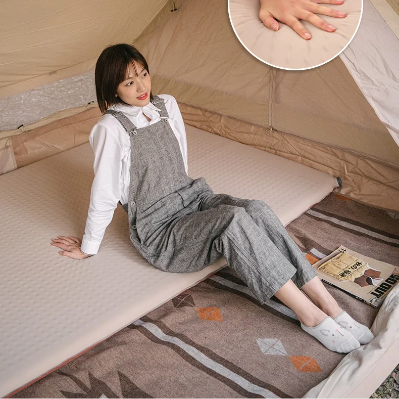 Naturehike 2026 New Air Mattress Ultralight Elasticity Sponge Automatic Inflatable Mat 6cm Portable Folding Camping Air Mattress