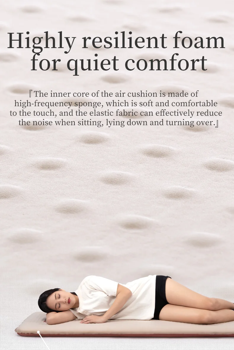 Naturehike 2026 New Air Mattress Ultralight Elasticity Sponge Automatic Inflatable Mat 6cm Portable Folding Camping Air Mattress