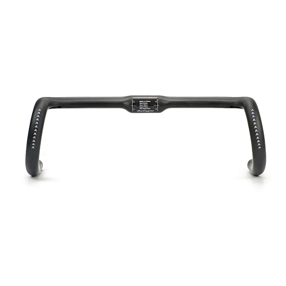 BALUGOE Full Internal Wiring Professional Competition Grade Competitive All Carbon Fiber Handle Road Bike Handle Black