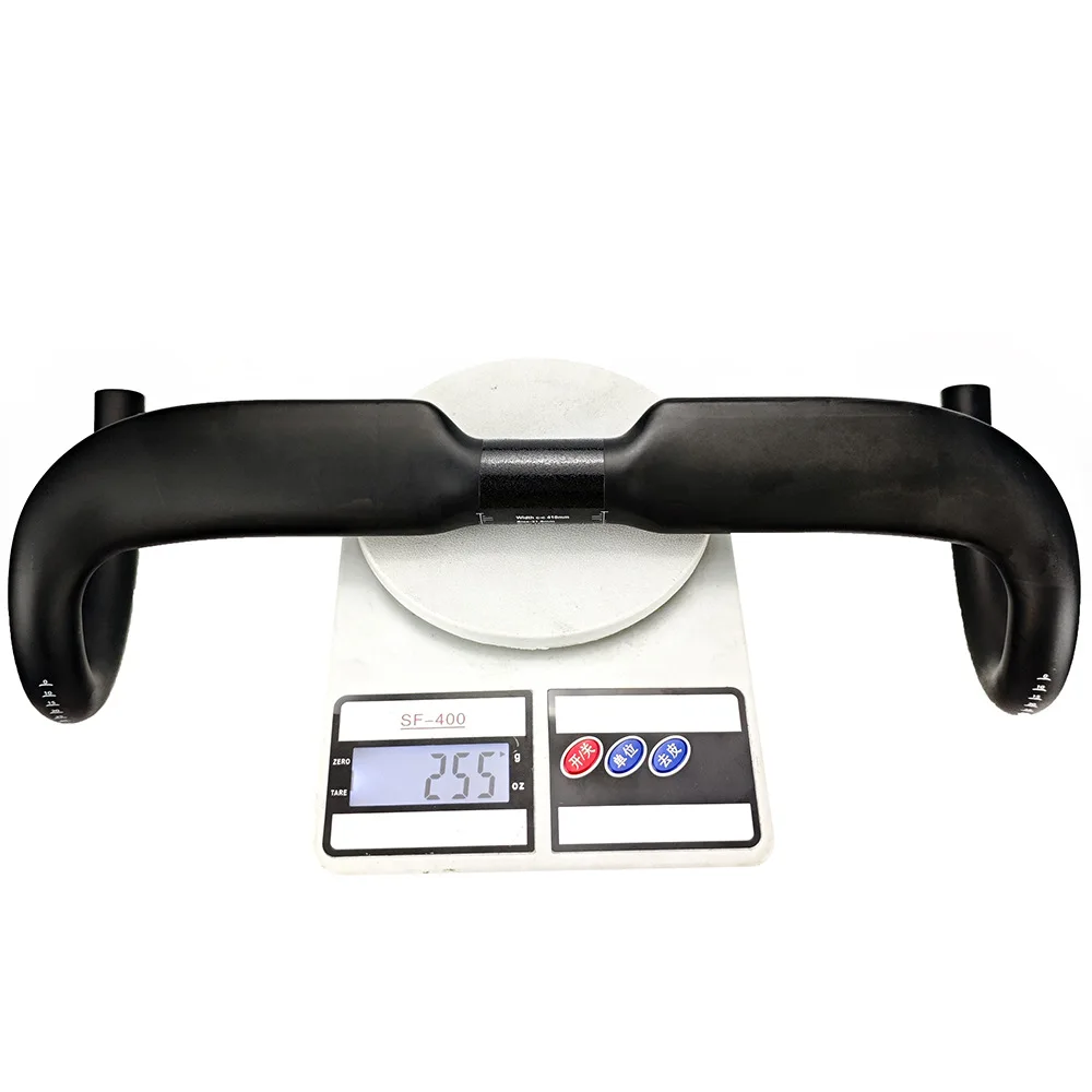 BALUGOE Full Internal Wiring Professional Competition Grade Competitive All Carbon Fiber Handle Road Bike Handle Black