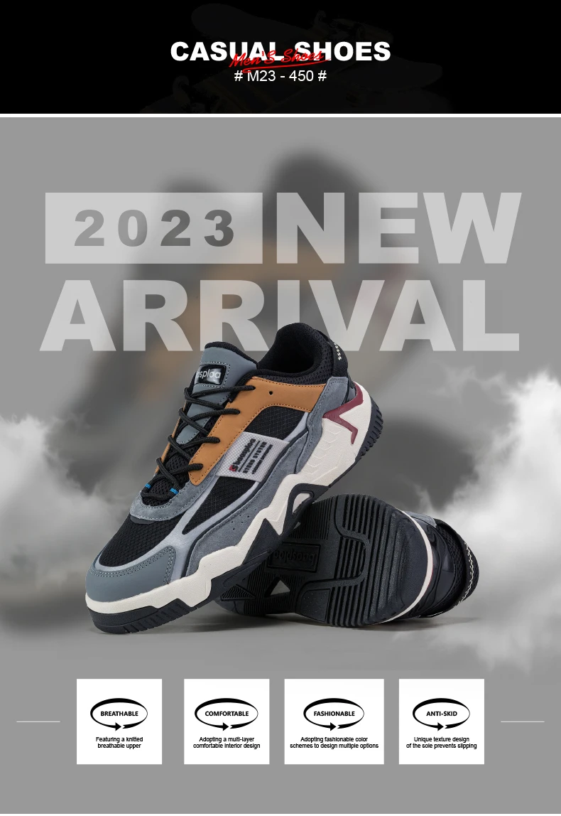 Baasploa Men Walking Shoes New Outdoor Fashion Leather Waterproof Lace up Sneakers Male Casual Non-Slip Wear-Resistant Tenis Sho