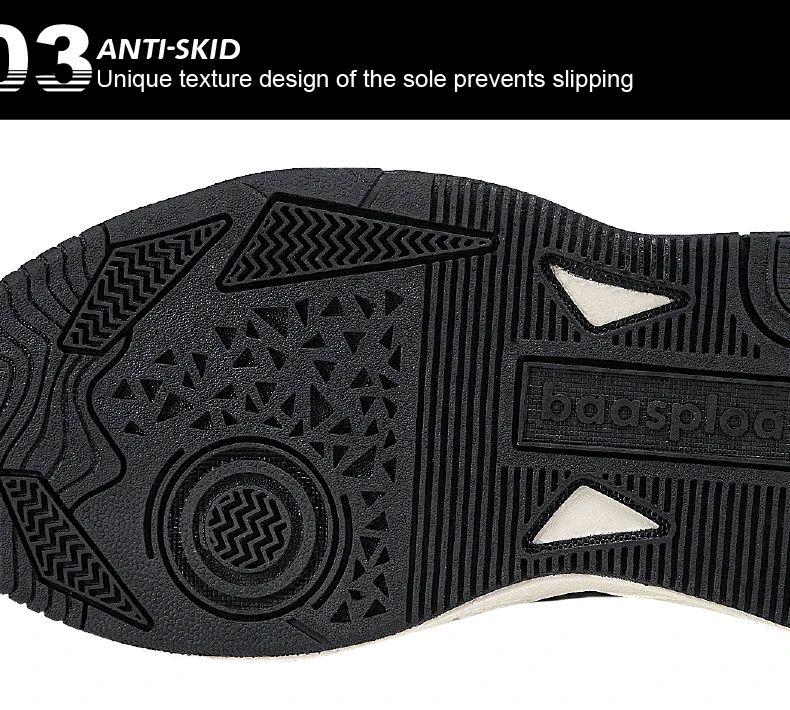 Baasploa Men Walking Shoes New Outdoor Fashion Leather Waterproof Lace up Sneakers Male Casual Non-Slip Wear-Resistant Tenis Sho