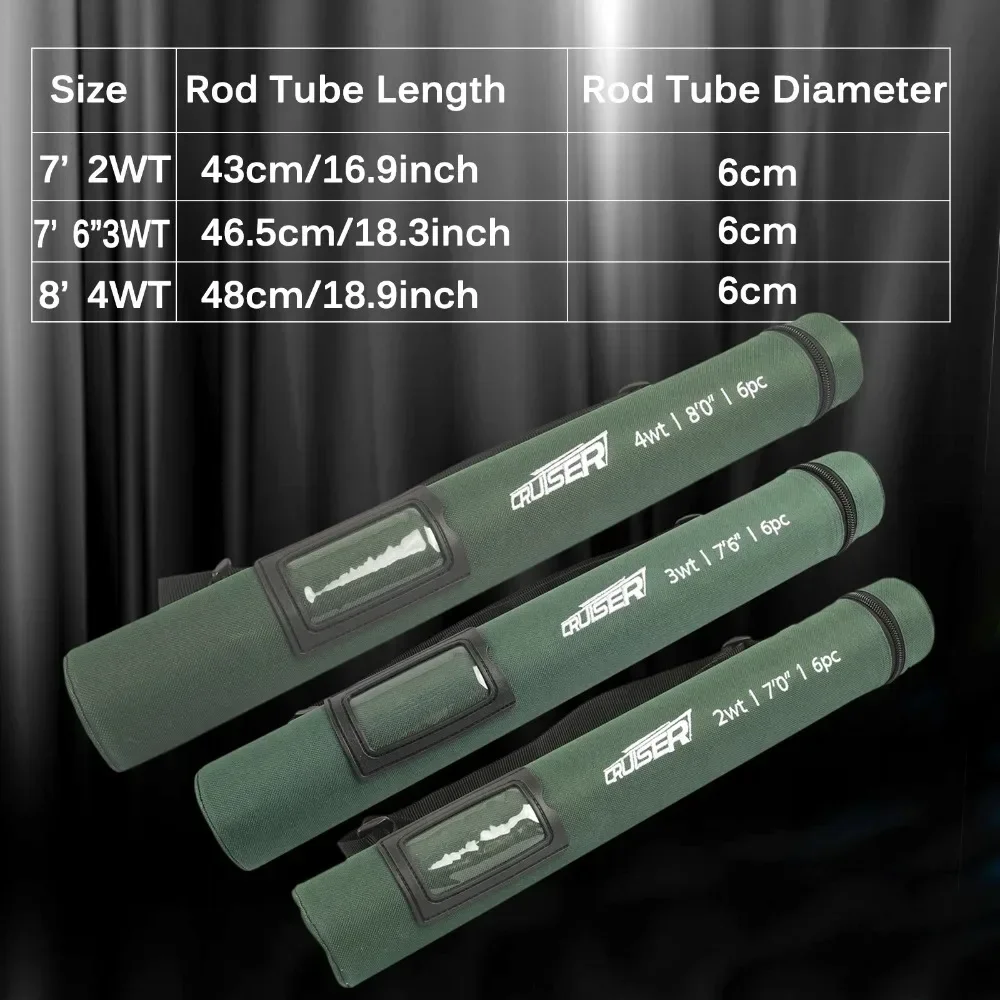 MAXCATCH Cruiser Fly Fishing Rod 2/3/4WT 7ft 7.5ft 8ft 6 Section Fast Action IM10 Carbon Blank AA Reel Seat Extra Hard Tube
