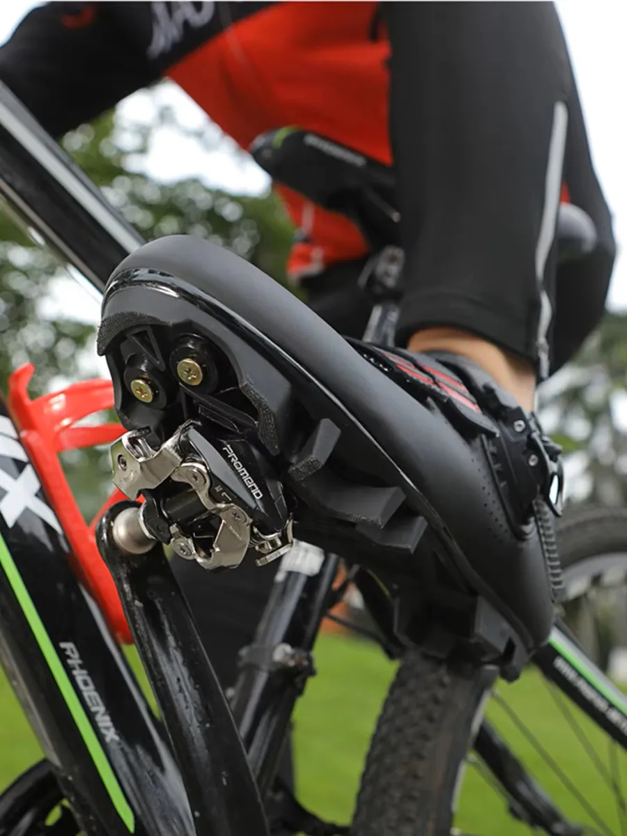 Men's Mountain Bike Shoes Riding Speed Sneakers Flats Road Riding Boots Clips Pedals Spd Mountain Bike Sneakers Women's Racing