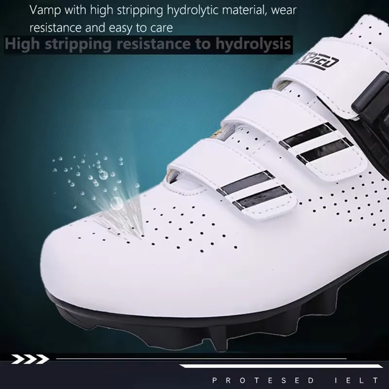 Men's Mountain Bike Shoes Riding Speed Sneakers Flats Road Riding Boots Clips Pedals Spd Mountain Bike Sneakers Women's Racing