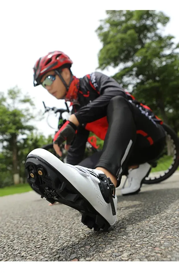 Men's Mountain Bike Shoes Riding Speed Sneakers Flats Road Riding Boots Clips Pedals Spd Mountain Bike Sneakers Women's Racing