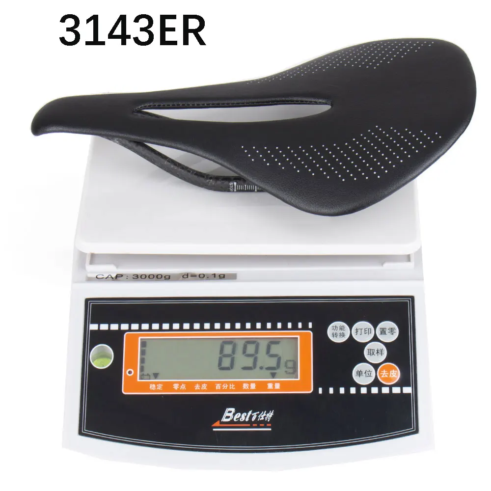 ELITA ONE SUPER LIGHT MTB/Road Bike Saddle 240*143mm Carbon Rails7x7/7x9mm Bicycle Seat Super Light 90g