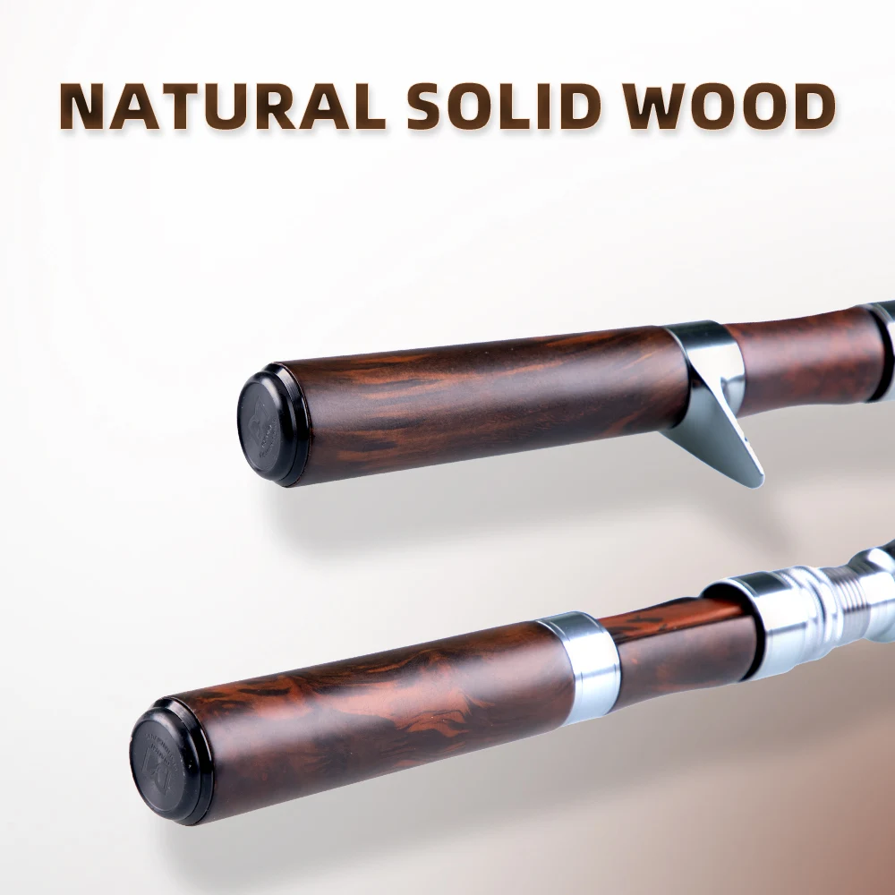FISHINGFANS MQC Telescopic Travel Rod 5' 6' L ML Trout Cypress Handle Light Small Bait Perch Fishing Rod