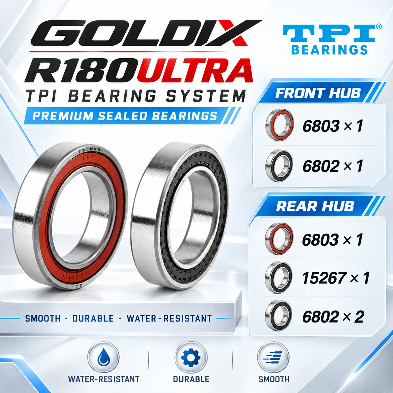 GOLDIX R180ULTRA Ultralight Road Bike Hub 210g 24H 30T Ratchet TPI Bearings Center Lock Disc Brake HG XDR Freehub Thru Axle Hubs