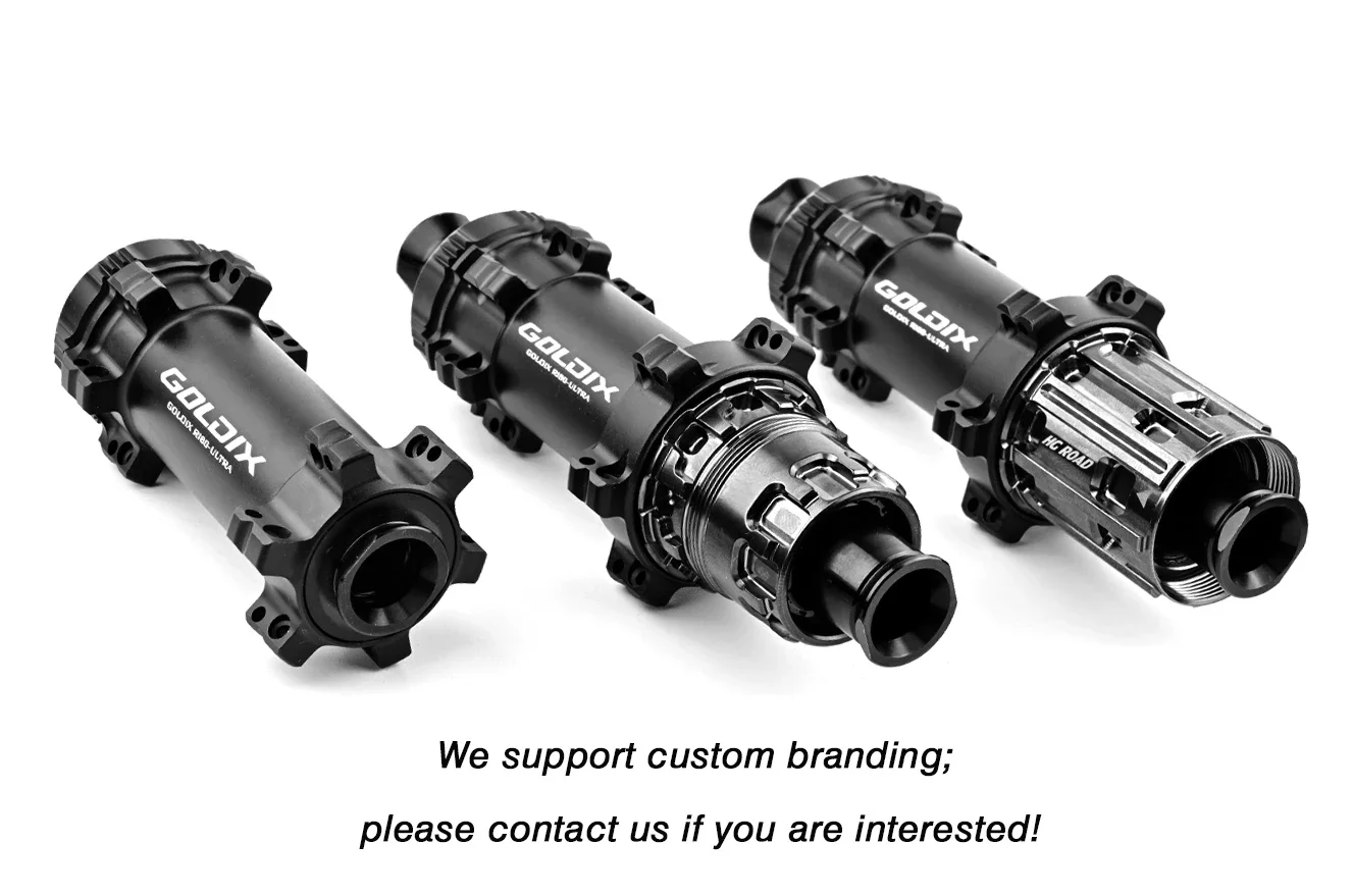 GOLDIX R180ULTRA Ultralight Road Bike Hub 210g 24H 30T Ratchet TPI Bearings Center Lock Disc Brake HG XDR Freehub Thru Axle Hubs