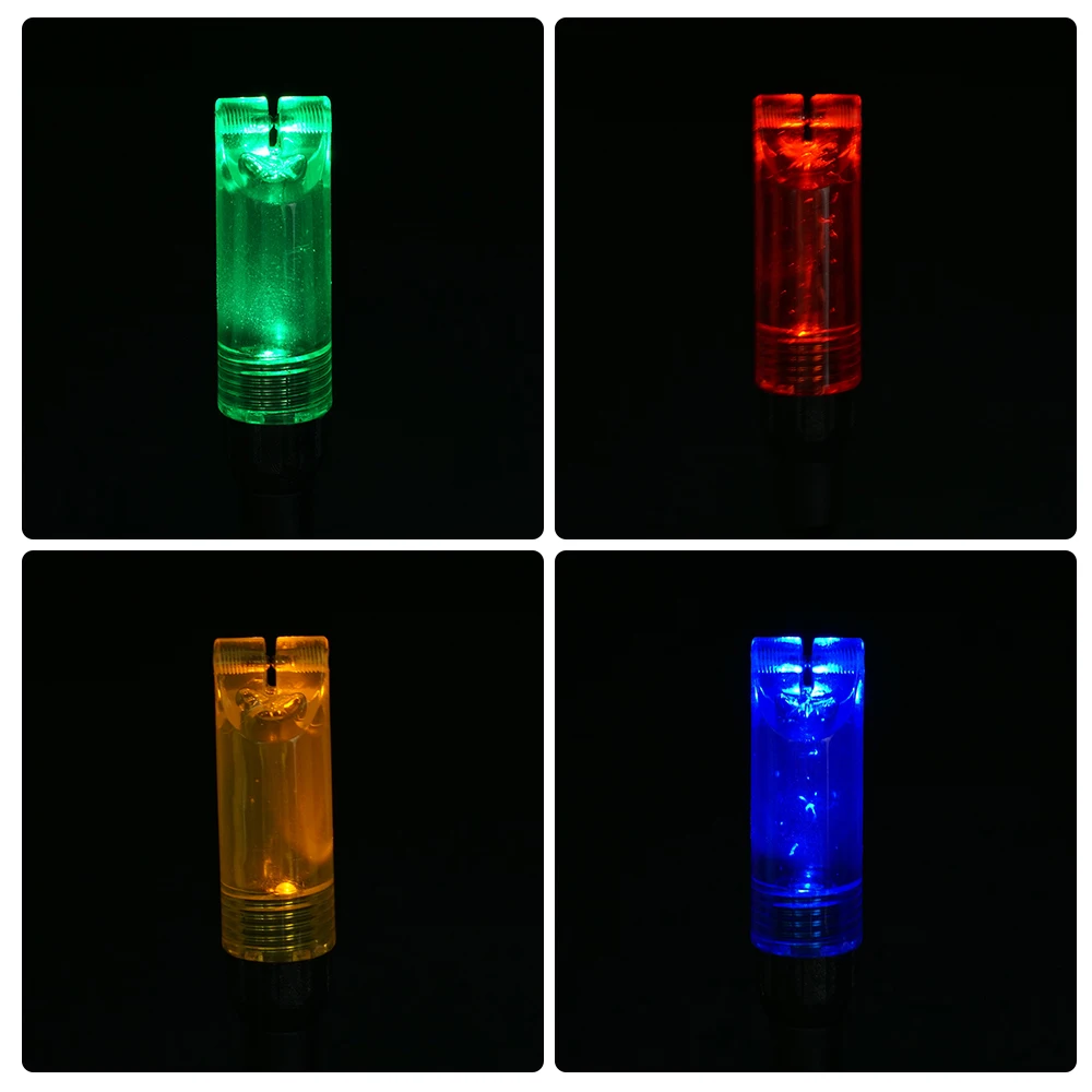 Hirisi B2032 Carp Fishing LED Swinger Drop Off Indicator Metals Soft Pole LED Light Bite Detection for Carp Coarse Fishing