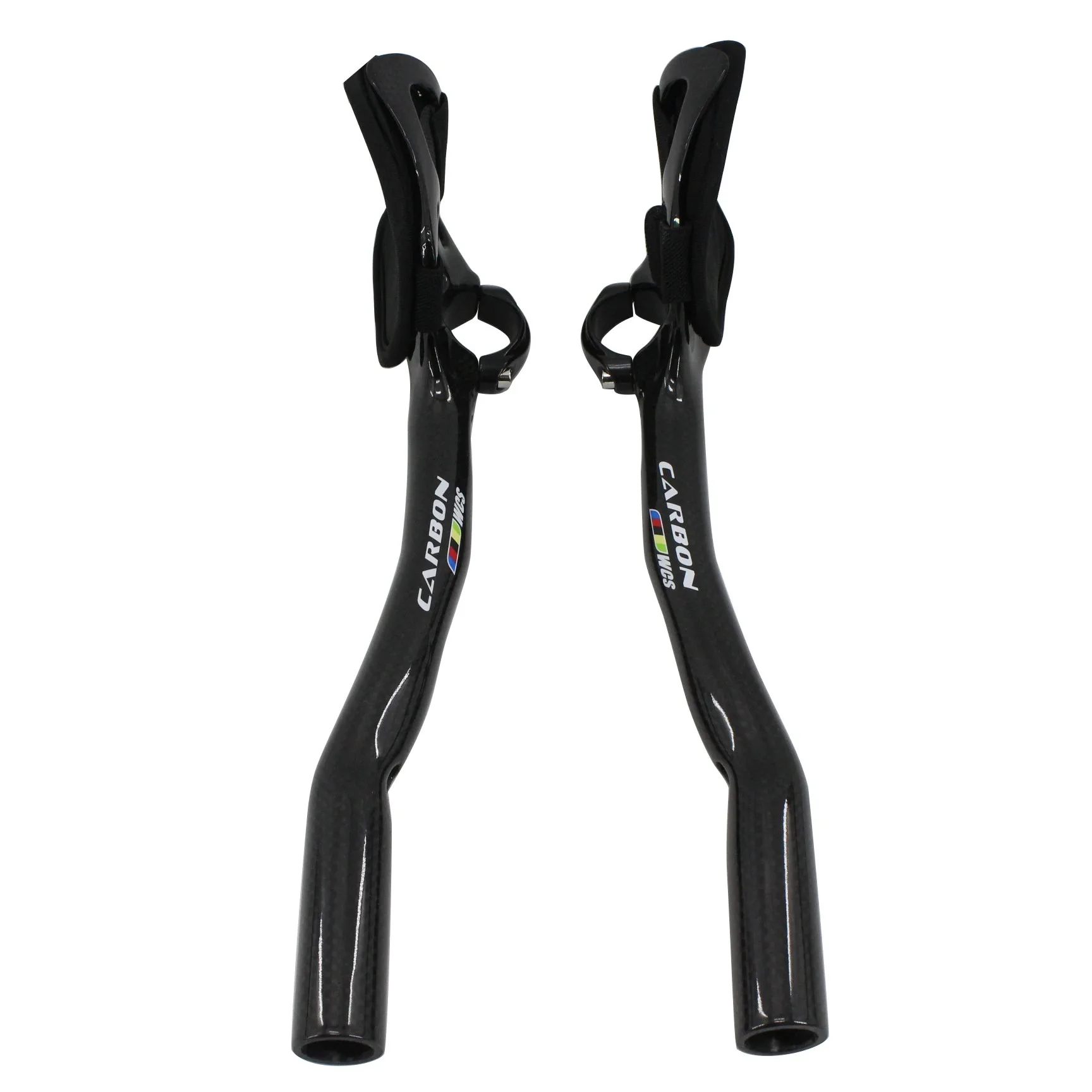 3K Full Carbon Fiber Road Bicycle Handlebar Highway Rest Put Handlebar Aero Carbon TT Bike Handle Bars Trial TT Bar