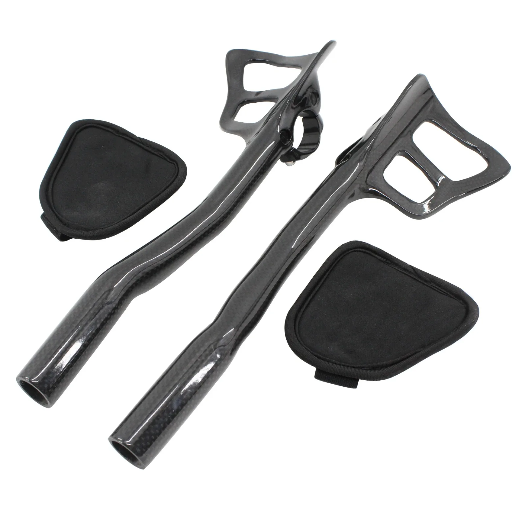 3K Full Carbon Fiber Road Bicycle Handlebar Highway Rest Put Handlebar Aero Carbon TT Bike Handle Bars Trial TT Bar