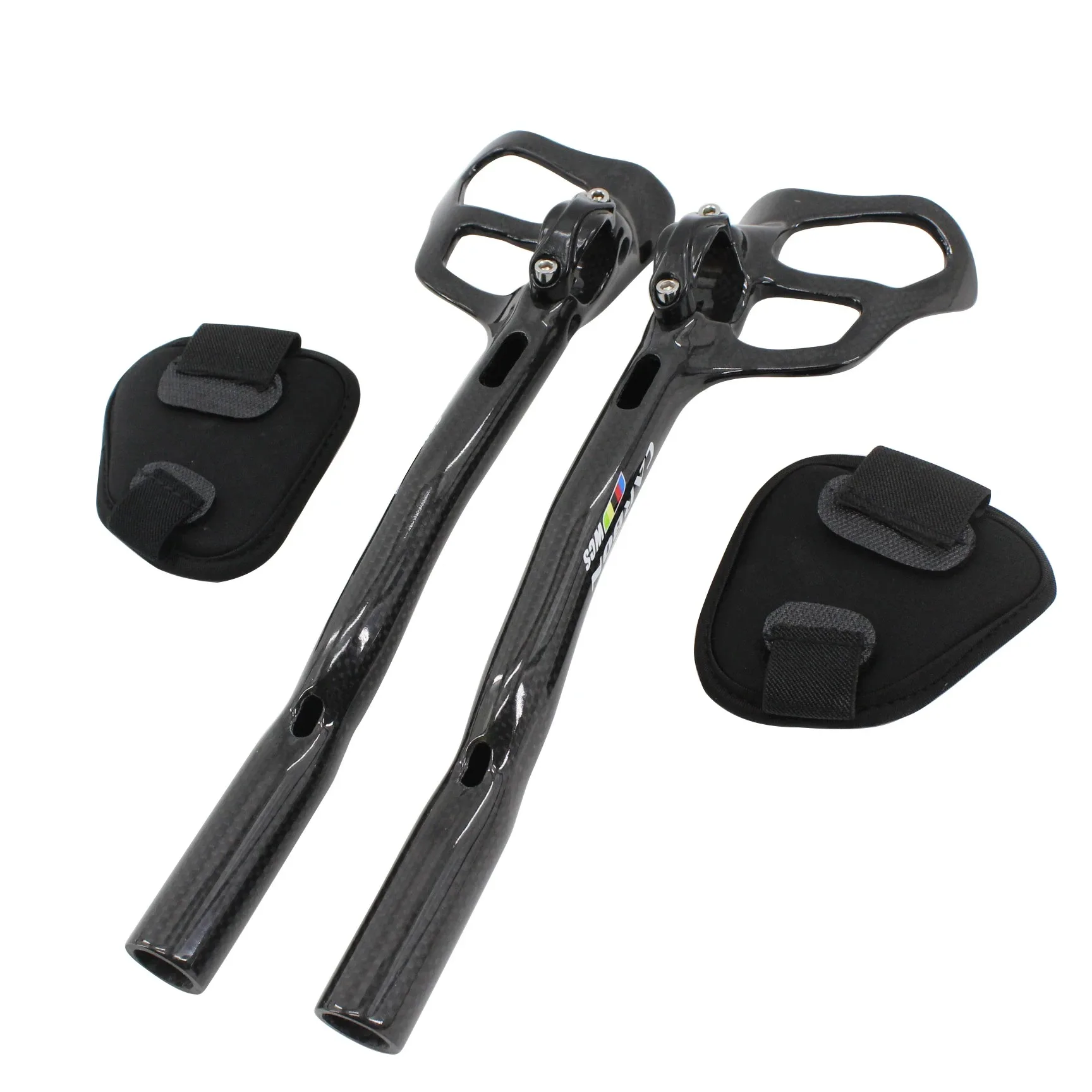 3K Full Carbon Fiber Road Bicycle Handlebar Highway Rest Put Handlebar Aero Carbon TT Bike Handle Bars Trial TT Bar