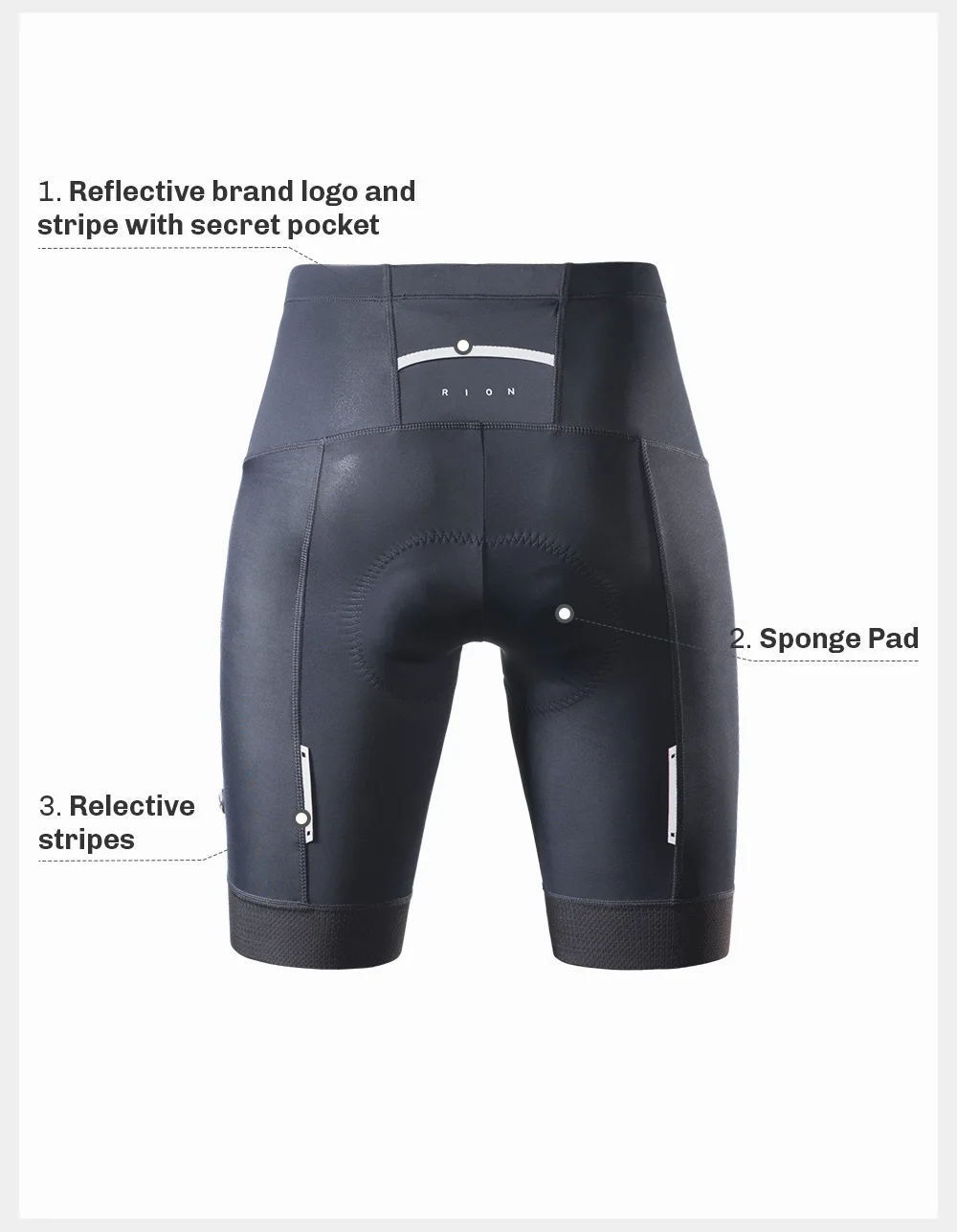 RION Cycling Shorts Men Bike Tights Bicycle Clothes Pro Mountain Bike MTB Clothes Male High Density Dolomiti Pads 6H Team Outfit