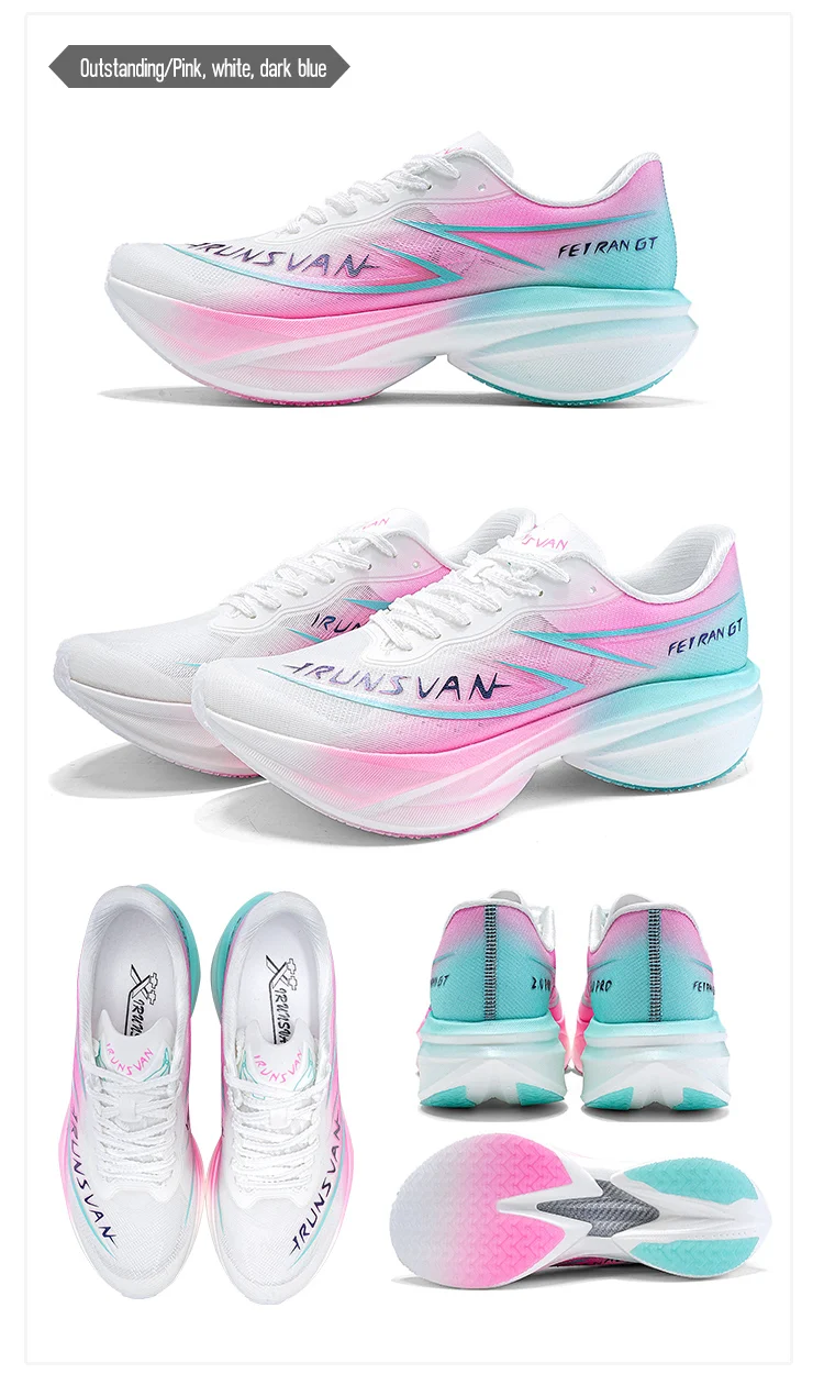 IRUNSVAN GT2.0 Full Palm T800 Carbon Plate Running Shoes Professional Marathon Sports Shoes Shock Absorbed Track and Field Shoes