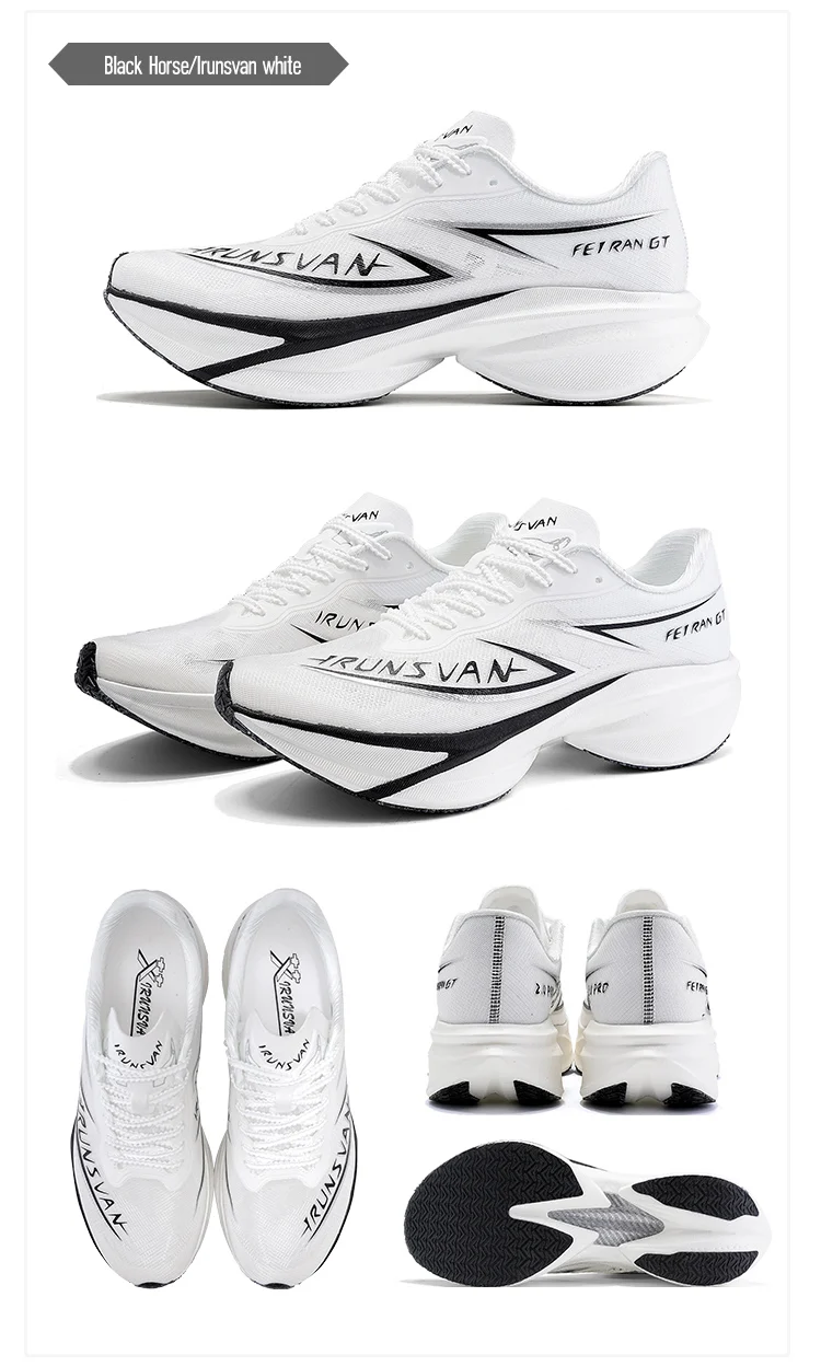 IRUNSVAN GT2.0 Full Palm T800 Carbon Plate Running Shoes Professional Marathon Sports Shoes Shock Absorbed Track and Field Shoes