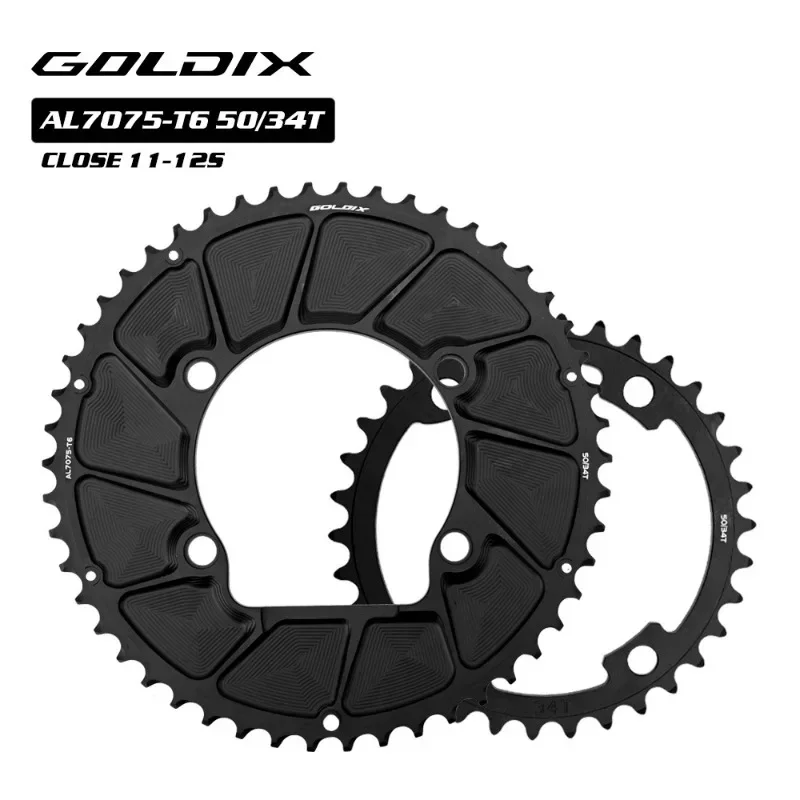 RIRO 110BCD Chainring for SHIMANO R7000 R8000 R9100 Road Bike Chainring 50-34T 52-36T 53-39T 50-40T 110 BCD Chainwheel