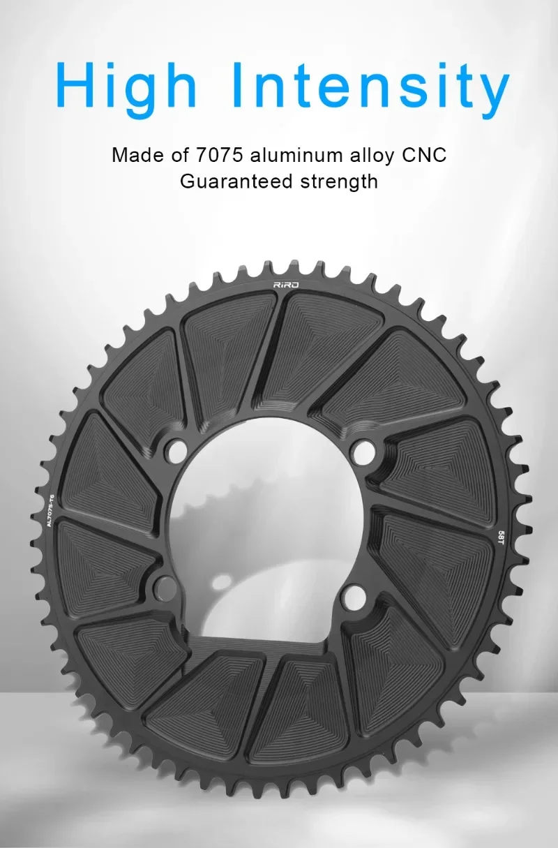 RIRO 110BCD Chainring for SHIMANO R7000 R8000 R9100 Road Bike Chainring 50-34T 52-36T 53-39T 50-40T 110 BCD Chainwheel