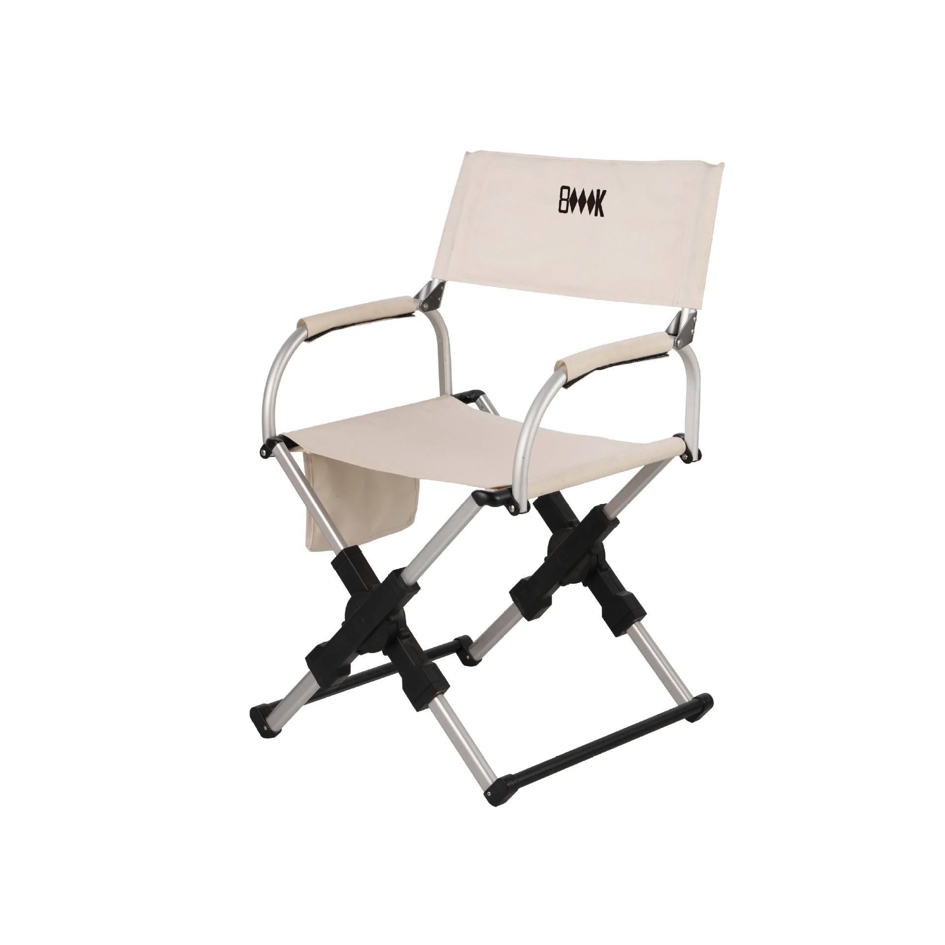 Outdoor Foldable Director Chair Aluminum Alloy Lightweight Camping Chair Portable Beach Fishing Hiking Picnic Seat Travel Furnit