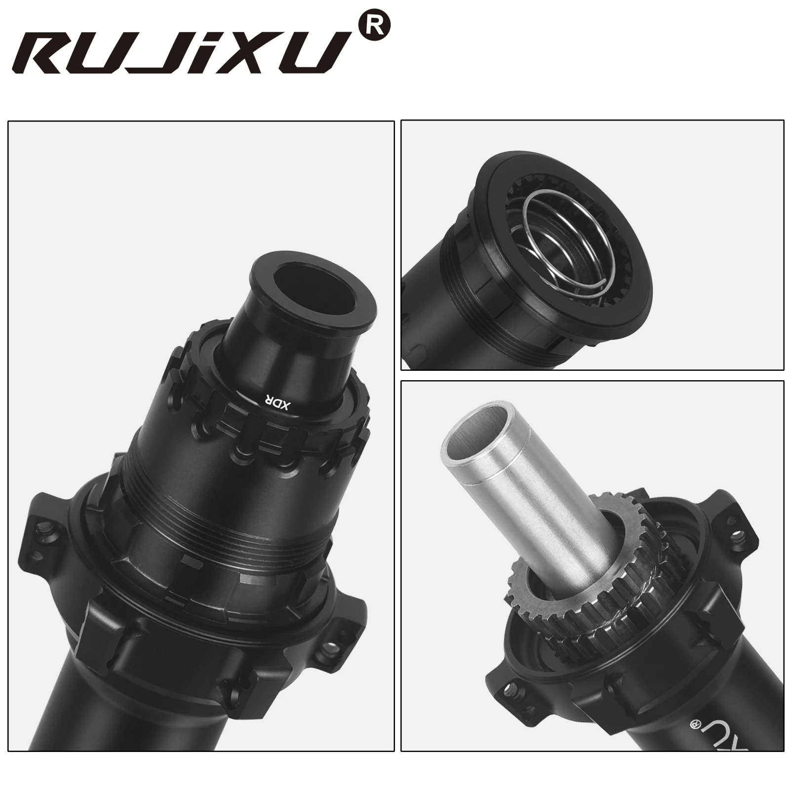264g Star Ratchet 36T 60T Center Lock Ultra Light Road Disc Brake HUB, Bicycle Lock Brake Direct Pull HUB 24 Holes 100-142 XDR/H