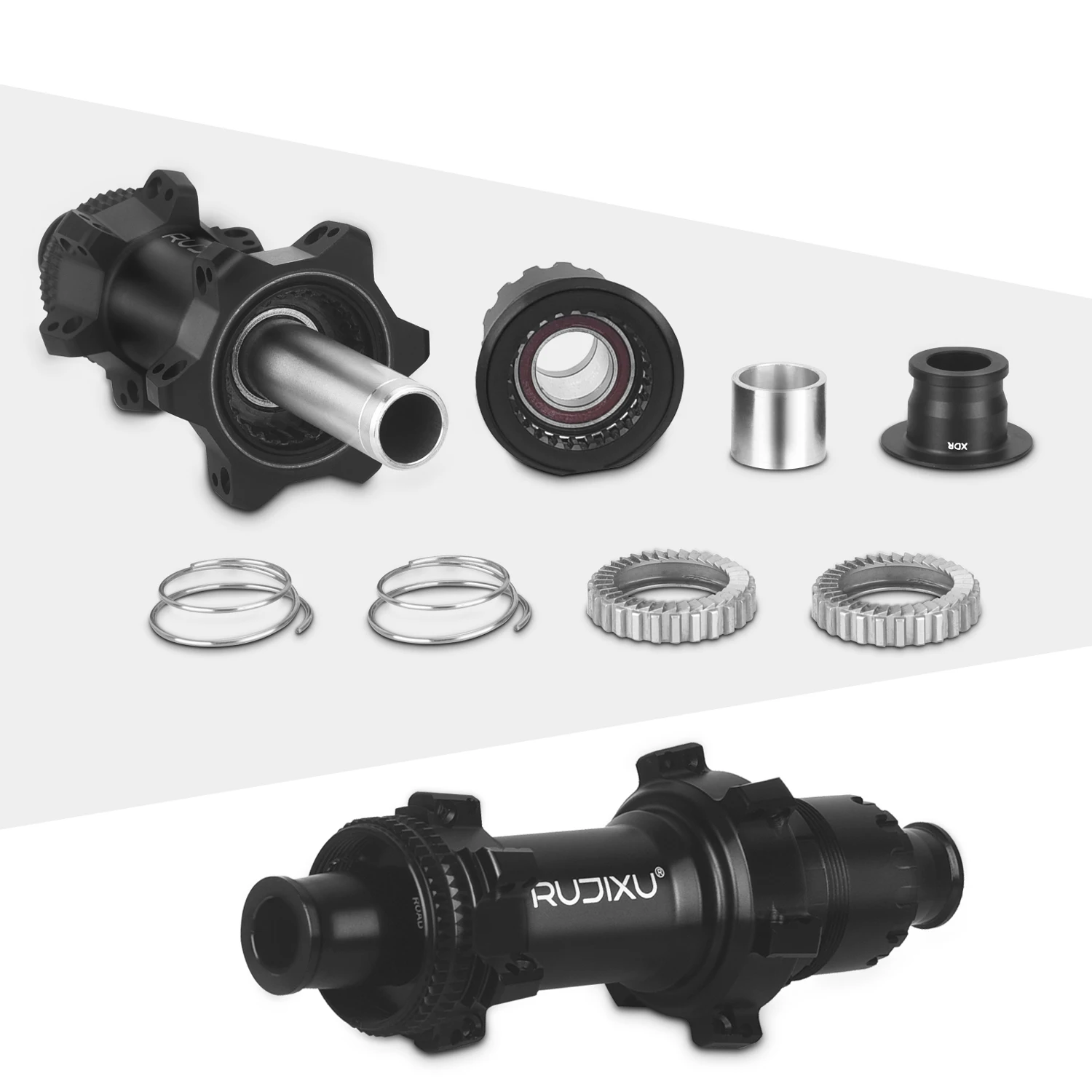 264g Star Ratchet 36T 60T Center Lock Ultra Light Road Disc Brake HUB, Bicycle Lock Brake Direct Pull HUB 24 Holes 100-142 XDR/H