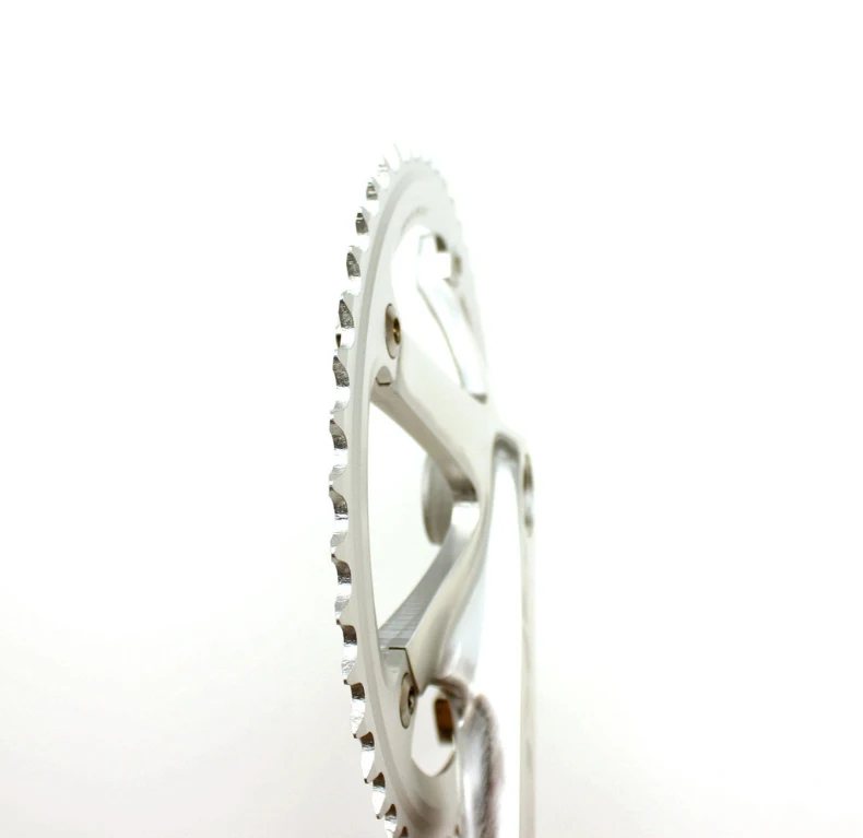SKEACE Bicycle Crankset 144BCD Mountain Bike Square Hole Crank Aluminum Alloy Single Speed Crank Chainwheel 165mm 48T Crank Set