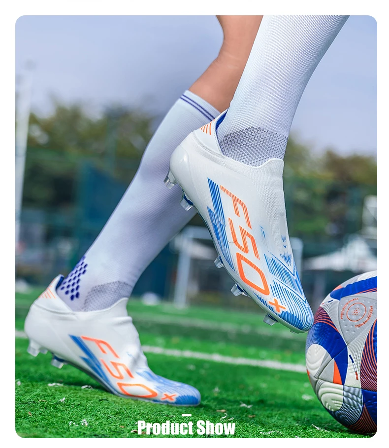 New Men's Football Boots Cleats Indoor Turf Futsal Grass Ultralight Sport Professional Soccer Shoes Comfortable Adult Non-Slip