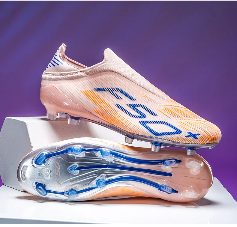 New Men's Football Boots Cleats Indoor Turf Futsal Grass Ultralight Sport Professional Soccer Shoes Comfortable Adult Non-Slip