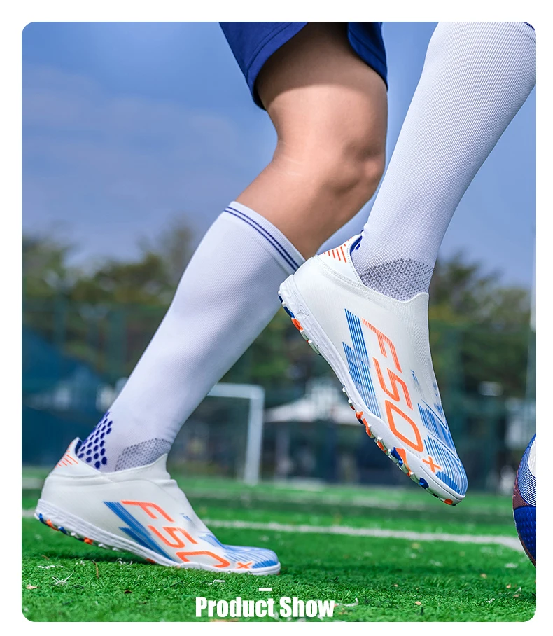 New Men's Football Boots Cleats Indoor Turf Futsal Grass Ultralight Sport Professional Soccer Shoes Comfortable Adult Non-Slip