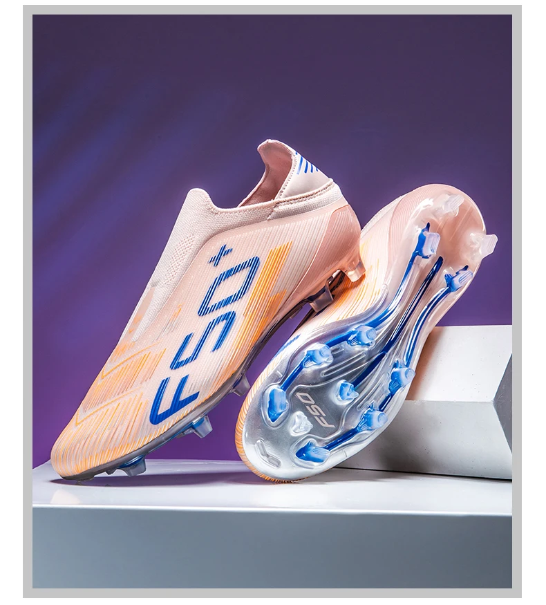 New Men's Football Boots Cleats Indoor Turf Futsal Grass Ultralight Sport Professional Soccer Shoes Comfortable Adult Non-Slip
