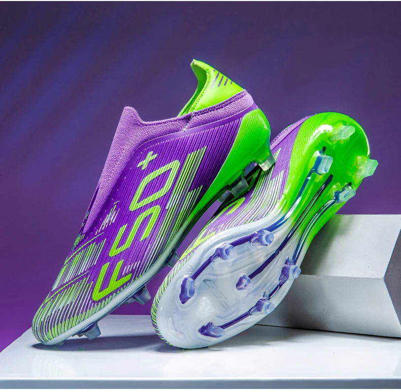 New Men's Football Boots Cleats Indoor Turf Futsal Grass Ultralight Sport Professional Soccer Shoes Comfortable Adult Non-Slip