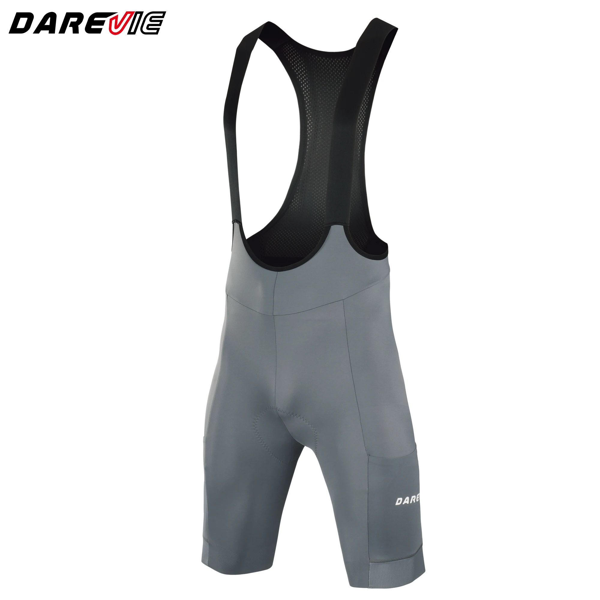 DAREVIE Men Cycling Shorts 3 Pockets Anti Slip 4-Way Stretch Sponge Pad Men's Shorts Quick Dry Soft Gravel Women's Shorts