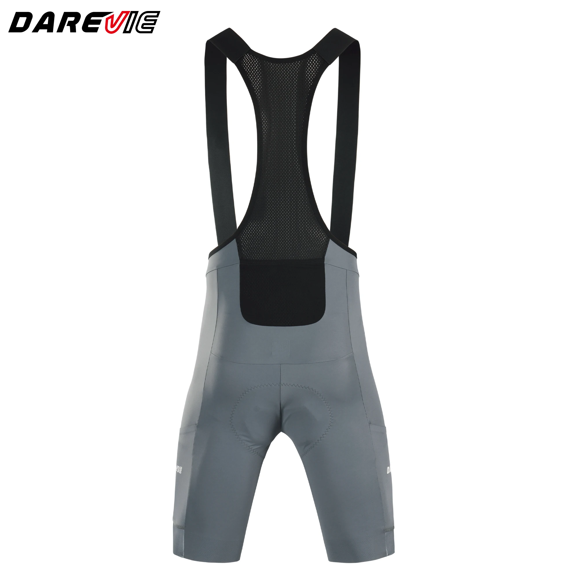 DAREVIE Men Cycling Shorts 3 Pockets Anti Slip 4-Way Stretch Sponge Pad Men's Shorts Quick Dry Soft Gravel Women's Shorts