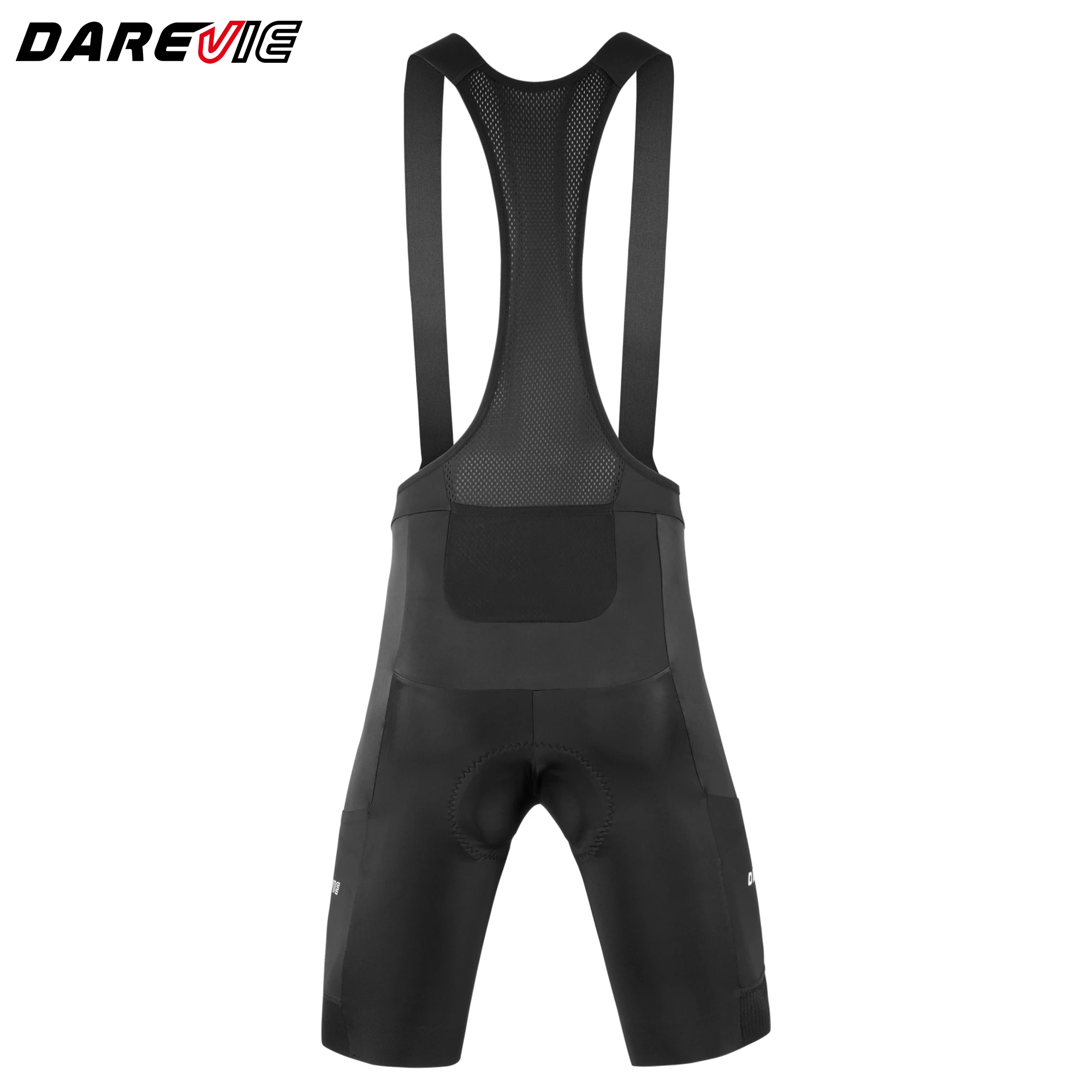 DAREVIE Men Cycling Shorts 3 Pockets Anti Slip 4-Way Stretch Sponge Pad Men's Shorts Quick Dry Soft Gravel Women's Shorts