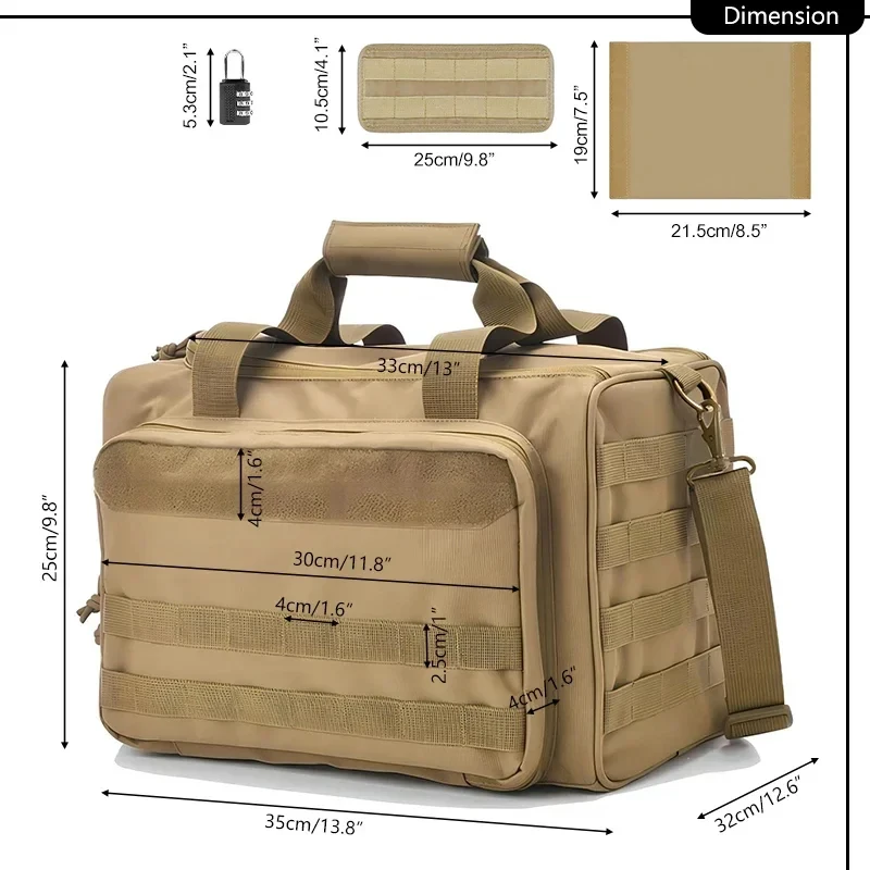 Outdoor Tactical Multi-Functional Storage Bag Large Capacity Handbag Sports Single-Shoulder Tactical Backpack