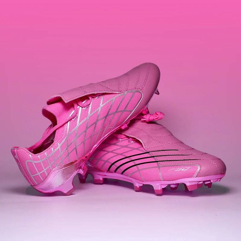 High Quality Mens Soccer Shoes F50 Training Non-Slip Turf Soccer Cleats Boys TF/FG Football Sneakers Chuteira Campo 39-45