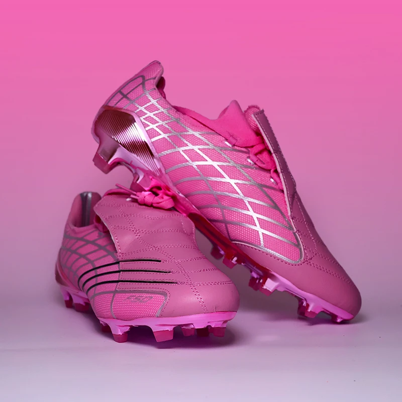 High Quality Mens Soccer Shoes F50 Training Non-Slip Turf Soccer Cleats Boys TF/FG Football Sneakers Chuteira Campo 39-45