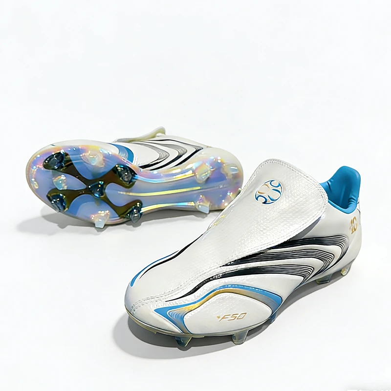 High Quality Mens Soccer Shoes F50 Training Non-Slip Turf Soccer Cleats Boys TF/FG Football Sneakers Chuteira Campo 39-45