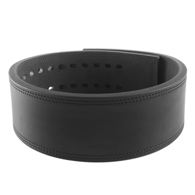 13mm Thick Weightlifting Belt,Double Row Holes Powerlifting Belt,Bodybuilding Back Protector and Lumbar Support,Gym Belts